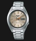 Seiko 5 Sports SRPK91K1 SNXS Series Men Champagne Dial Stainless Steel Strap-0