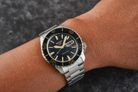 Seiko 5 Sports SRPK99K1 SKX SNZH5 Blacktone Redux Men Stainless Steel Strap-8