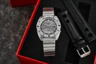 Seiko 5 Sports SRPL03K1 Heritage Design Re-creation Grey Dial + Extra Strap Limited Edition-6