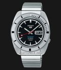 Seiko 5 Sports SRPL05K1 Heritage Design Re-creation Black Dial + Extra Strap Limited Edition-0