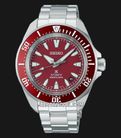 Seiko Prospex SRPL11K1 Diver Samurai Shog-Urai Red Dial Stainless Steel Strap-0