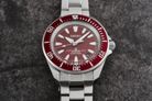 Seiko Prospex SRPL11K1 Diver Samurai Shog-Urai Red Dial Stainless Steel Strap-6