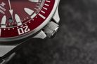 Seiko Prospex SRPL11K1 Diver Samurai Shog-Urai Red Dial Stainless Steel Strap-9