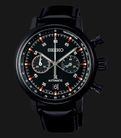 Seiko Prospex SRQ045J1 Winter Speedtimer Chronograph Black Dial Black Leather Strap Limited Edition-0