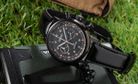 Seiko Prospex SRQ045J1 Winter Speedtimer Chronograph Black Dial Black Leather Strap Limited Edition-3