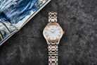Seiko Ladies SRZ542P1 Diamond Mother Of Pearl Dial Dual Tone Stainless Steel Strap-4