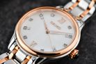 Seiko Ladies SRZ542P1 Diamond Mother Of Pearl Dial Dual Tone Stainless Steel Strap-6