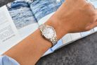 Seiko Ladies SRZ542P1 Diamond Mother Of Pearl Dial Dual Tone Stainless Steel Strap-9