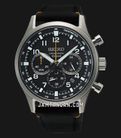 Seiko Chronograph SSB449P1 Discover More Black Dial Black Nylon Strap-0