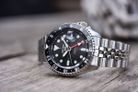 Seiko 5 Sports SSK001K1 SKX Sports Style GMT Black Grape Automatic Black Dial Stainless Steel Strap-6