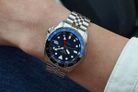 Seiko 5 Sports SSK003K1 SKX Sports Style GMT Batman Automatic Blue Dial Stainless Steel Strap-6