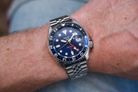 Seiko 5 Sports SSK003K1 SKX Sports Style GMT Batman Automatic Blue Dial Stainless Steel Strap-10