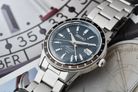 Seiko Presage SSK009J1 Style60's Automatic GMT Blue Dial Stainless Steel Strap-8