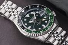 Seiko 5 Sports SSK035K1 SKX Series Automatic GMT Sprite Green Black Dial Stainless Steel Strap-7
