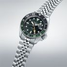 Seiko 5 Sports SSK035K1 SKX Series Automatic GMT Sprite Green Black Dial Stainless Steel Strap-19