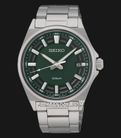 Seiko Classic SUR503P1 Discover More Green Dial Stainless Steel Strap-0