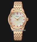 Seiko Classic SUR564P1 Madam MOP Crystal Dial Rose Gold Stainless Steel Strap Special Edition-0