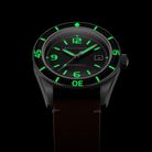 Spinnaker Fleuss SP-5055-01 Men Lumber Black Dial Brown Leather Strap-4