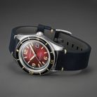 Spinnaker Fleuss SP-5055-07 Automatic Oxblood Red Dial Blue Navy Leather Strap-3