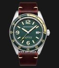 Spinnaker Fleuss SP-5055-0C Men Lagoon Green Dial Brown Leather Strap-0
