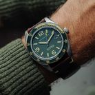 Spinnaker Fleuss SP-5055-0C Men Lagoon Green Dial Brown Leather Strap-4