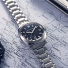 Spinnaker Hull SP-5073-33 Riviera Noire Men Black Dial Stainless Steel Strap-1