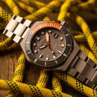 Spinnaker Dumas SP-5081-LL Automatic Sandblast Grey Dial Stainless Steel Strap-3