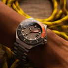 Spinnaker Dumas SP-5081-LL Automatic Sandblast Grey Dial Stainless Steel Strap-7