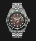 Spinnaker Wreck SP-5089-22 Rust Brown Dial Stainless Steel Strap-0