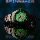 Spinnaker Spence 300 SP-5097-66 Automatic Off White Dial Stainless Steel Strap + Extra Strap-5