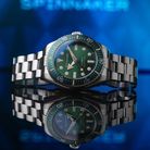 Spinnaker Spence 300 SP-5097-88 Automatic Olive Dial Stainless Steel Strap + Extra Strap-13