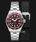 Spinnaker Spence 300 SP-5097-99 Automatic Burgundy Dial Stainless Steel Strap + Extra Strap-0