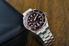 Spinnaker Spence 300 SP-5097-99 Automatic Burgundy Dial Stainless Steel Strap + Extra Strap-6
