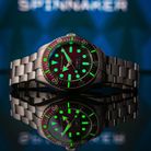 Spinnaker Spence 300 SP-5097-99 Automatic Burgundy Dial Stainless Steel Strap + Extra Strap-13