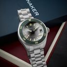 Spinnaker Piccard SP-5098-BB Automatic Meteorite Elite Green Stainless Steel Strap Limited Edition-11