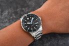 Spinnaker Hass SP-5099-22 Automatic Pebble Black Dial Stainless Steel Strap-8