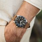 Spinnaker Croft SP-5100-01 Mid Size Automatic Men Anchor Black Dial Brown Leather Strap-3