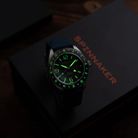 Spinnaker Fleuss SP-5120-11 GMT Automatic Deep Grey Dial Stainless Steel Strap + Extra Strap-4