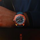 Spinnaker Fleuss SP-5120-55 GMT Automatic Dark Cerulean Blue Stainless Steel Strap + Extra Strap-13