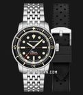 Spinnaker Fleuss SP-5133-11 145th Cool Black Dial St. Steel Strap + Extra Strap Limited Edition-0