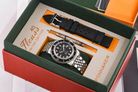 Spinnaker Fleuss SP-5133-11 145th Cool Black Dial St. Steel Strap + Extra Strap Limited Edition-5