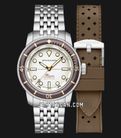 Spinnaker Fleuss SP-5133-22 145th Automatic Smoky White St Steel Strap + Extra Strap Limited Edition-0