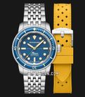 Spinnaker Fleuss SP-5133-33 145th Ocean Blue Dial St. Steel Strap + Extra Strap Limited Edition-0