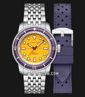 Spinnaker Fleuss SP-5133-55 145th Mustard Yellow St. Steel Strap + Extra Strap Limited Edition-0