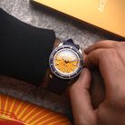 Spinnaker Fleuss SP-5133-55 145th Mustard Yellow St. Steel Strap + Extra Strap Limited Edition-10
