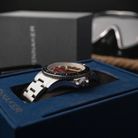 Spinnaker Croft SP-5136-44 Pioneer Automatic Sangria Red Dial Stainless Steel Strap-3