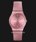 Swatch GP161 Ladies So Pink Dial Pink Rubber Strap-0