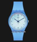 Swatch GS165 Ladies Swan Ocean Blue Dial Blue Silicone Strap-0