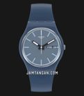Swatch SO28N701 Knock Nap Blue Navy Dial Blue Silicone Strap-0