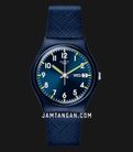 Swatch SO28N702 Sir Blue Navy Dial Blue Silicone Strap-0